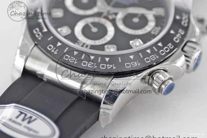 1218 Breathable Daytona 116519 SS TWF 1:1 Best Edition 904L Steel Black Diamonds Dial on Oysterflex Strap A 2413